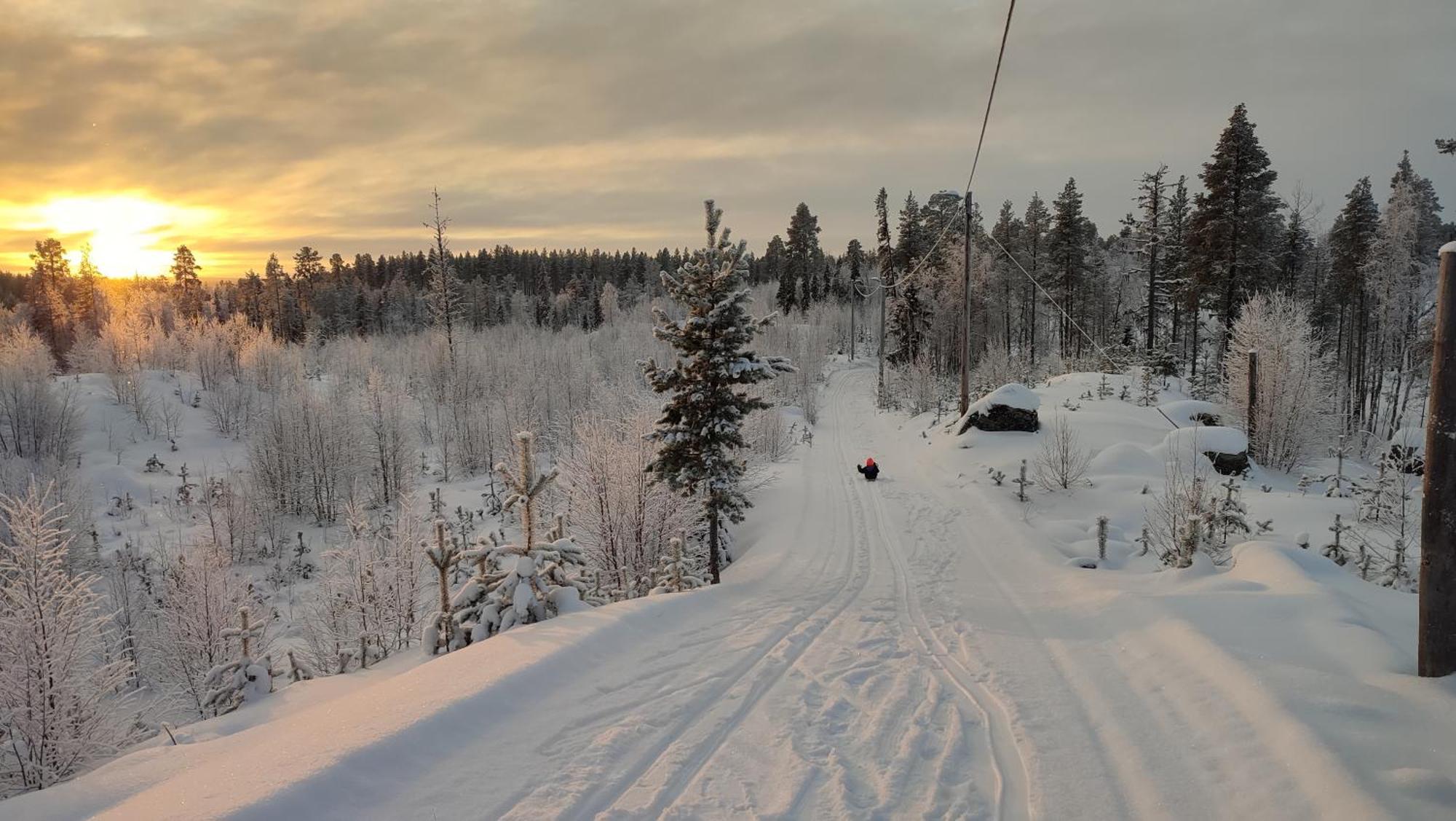 Fritidshus - Cottage - Holiday House - Soluppgang Blattniksele Esterno foto